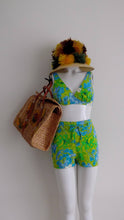 Load image into Gallery viewer, vintage 50s Mexican Wicker Tote Beach bag / Vintage Purse