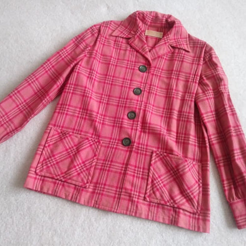 Vintage Pendleton 49er jacket / vintage 50s Pendelton jacket  / Pendleton Wool jacket / light weight jacket / 50s pink / Glitterngoldvintage