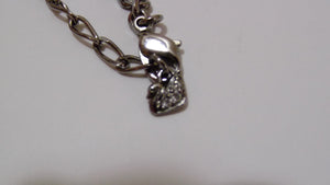 Vintage Swarovski crystal drops necklace with Swan logo hang tag