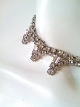 Load image into Gallery viewer, Vintage 1950s Rhinestone Necklace / Old Hollywood Glam