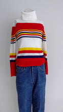 Load image into Gallery viewer, That 70s striped turtle neck sweater