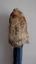 Load image into Gallery viewer, Vintage 60s 70s Mongolian Lamb Shaggy shearling Real Fur and Leather Coat so Penny lane groupie