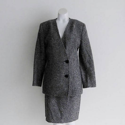 vintage Christian DIOR Ladies tweed suit / Size 6