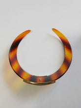 Load image into Gallery viewer, Vintage 70s lucite Cuff Bracelet collar choker necklace / Decadent disco glam glamour / new old stock / statement necklace / 70s disco party