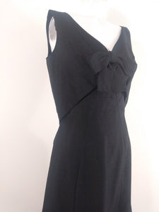 50s Suzy Perette Dress / 50s Cocktail Dress / Vintage 50s Party / 50s LBD little black dress / Audrey Hepburn dress / GlitterNGoldVintage