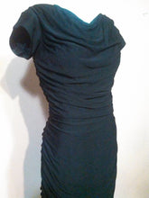 Load image into Gallery viewer, Iconic vintage 1950s Wiggle Cocktail Party Dress so VlV Marilyn BombShell LBD