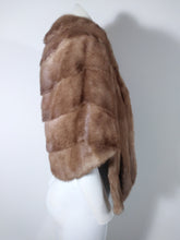 Load image into Gallery viewer, Mink Fur Stole / 50s Mink / Wedding Stole Wrap / Bridal Fur / Holiday Party / Valentines day gift / gift for her