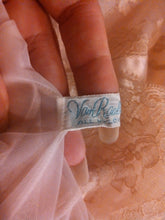 Load image into Gallery viewer, Vintage Van Raalte Lace Slip ~ Sheer Lace Slip ~ Ribbons and Lace ~ Nylon Half Slip