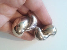 Load image into Gallery viewer, vintage chunky designer Simon Sebbag Sterling Silver Earrings